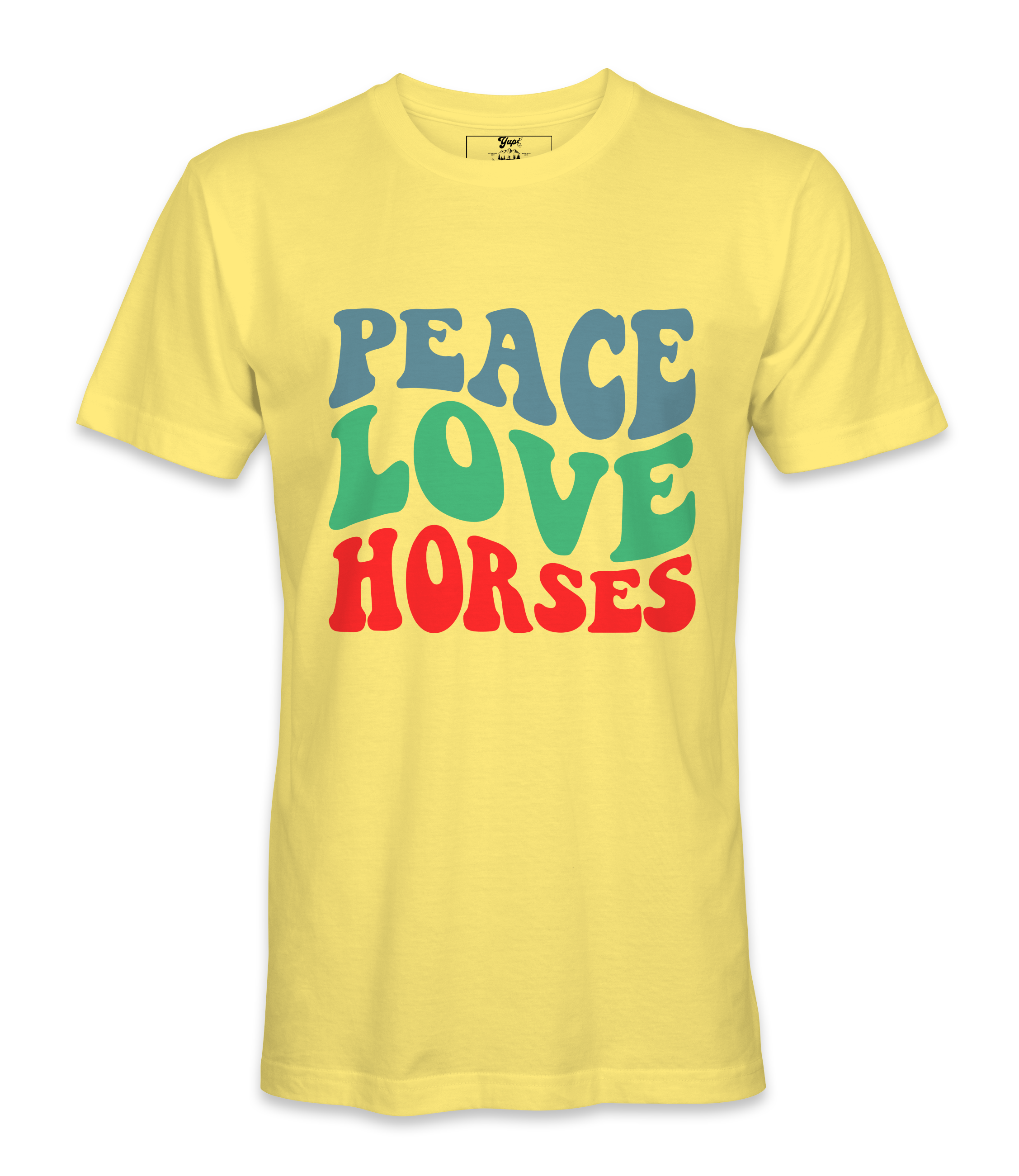 Peace Love  Horses - T-shirt