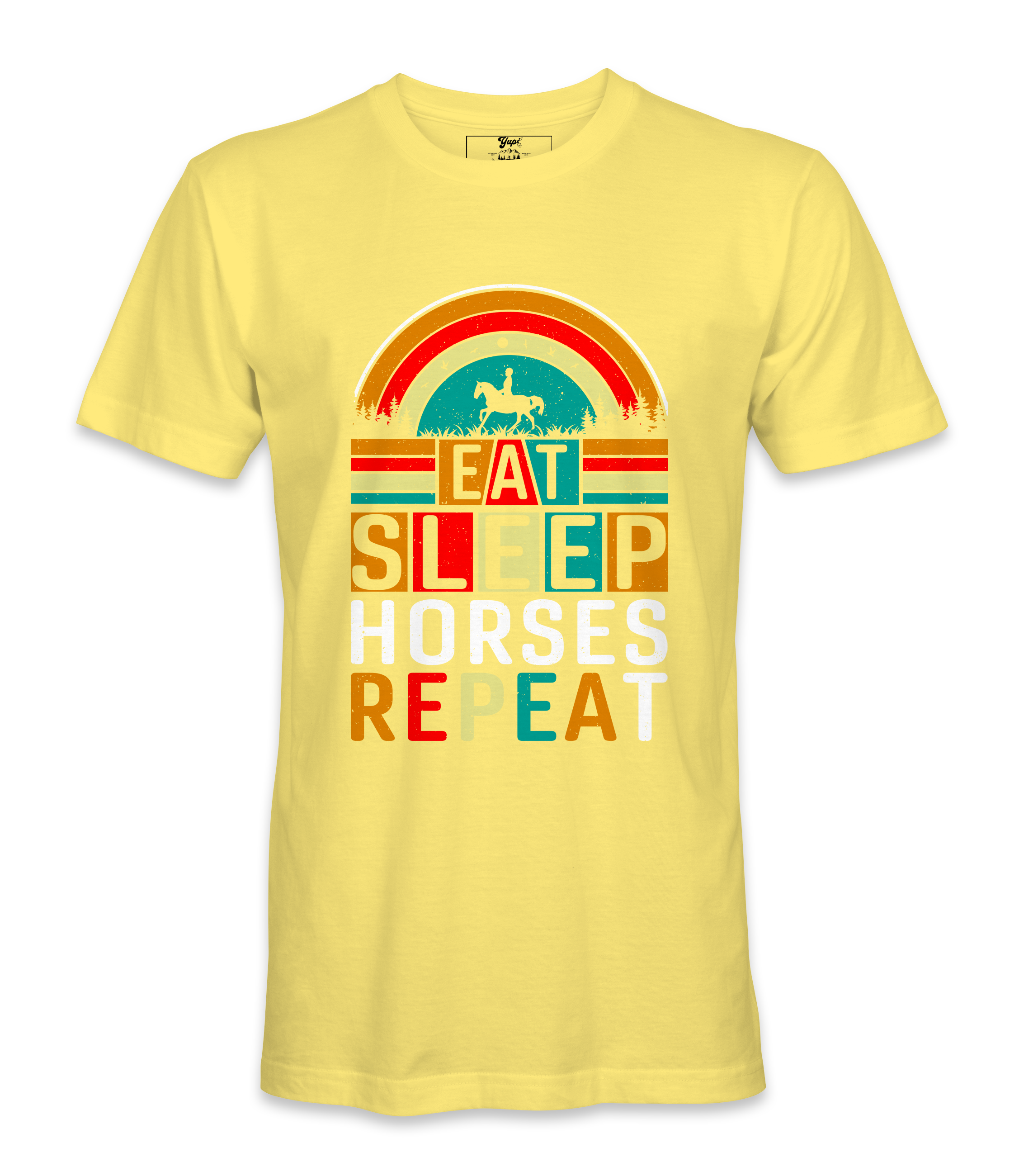 Eat Sleep Horses Repeat. - T-shirt