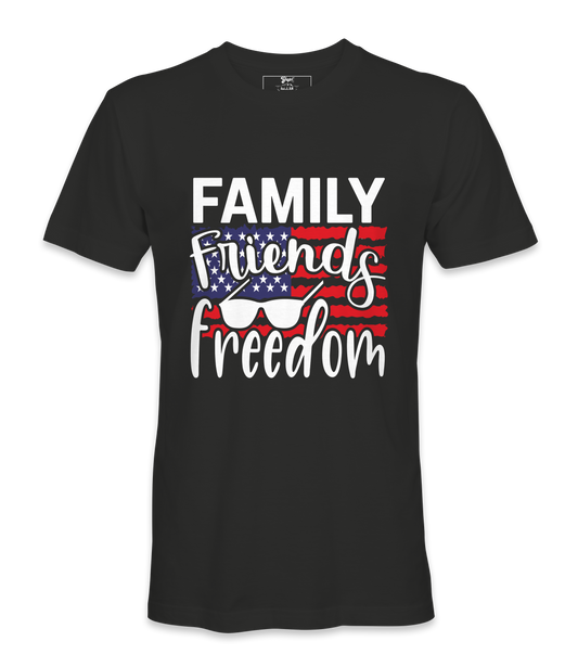 Family,  Friends, Freedom - T-shirt