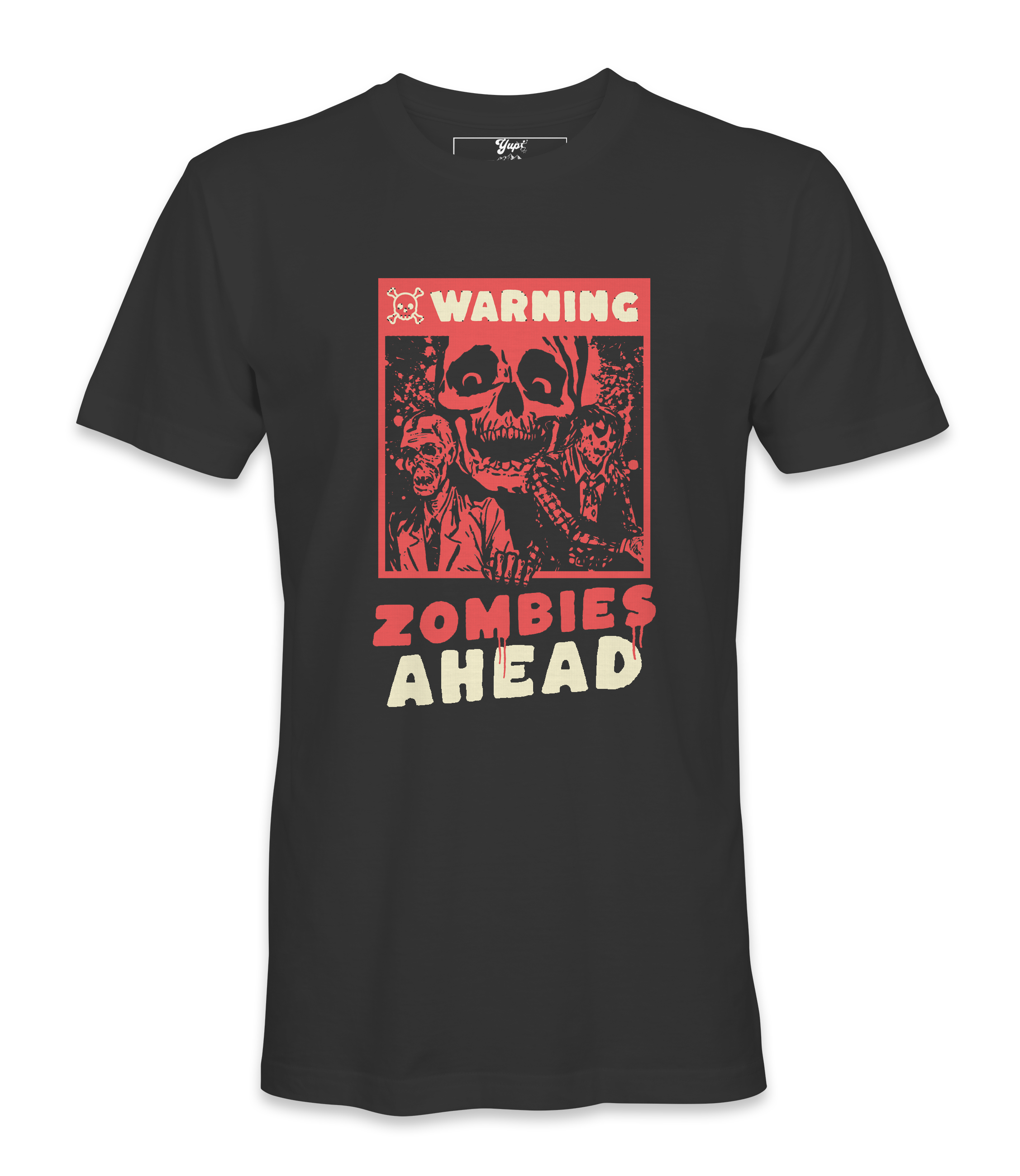 Warning Zombies Ahead - T-shirt