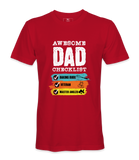 Awesome Dad Checklist T-Shirt