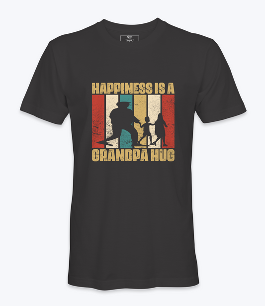 Happiness Is A Grandpa Hug - T-shirt