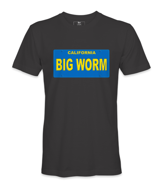 Big Worm License Plate T=Shirt