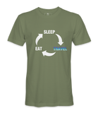 Eat Sleep Travel - T-shirt