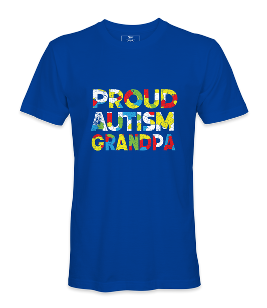 Proud Autism Grandpa  - T-shirt