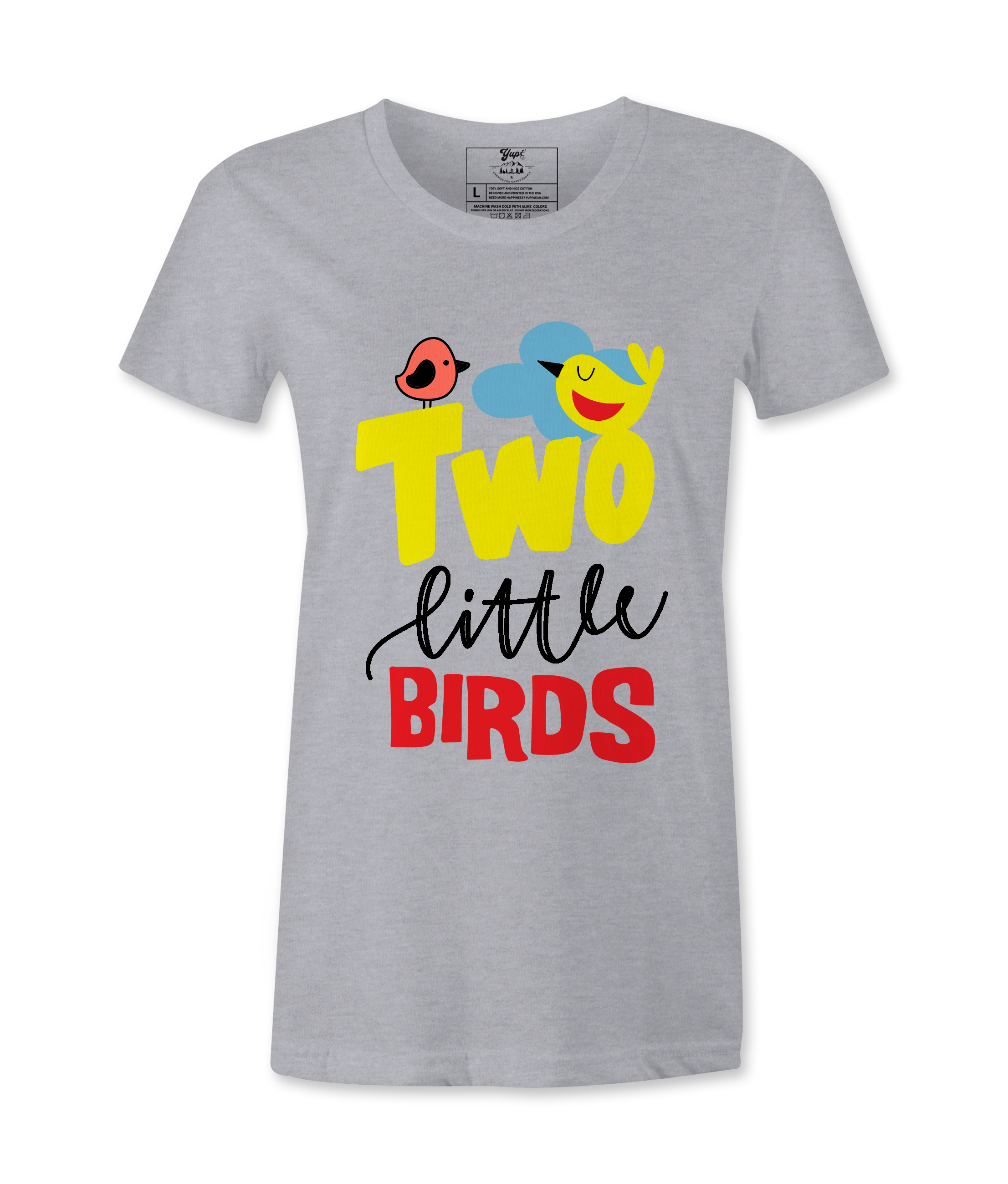 Two Little Birds - Female Tshirt