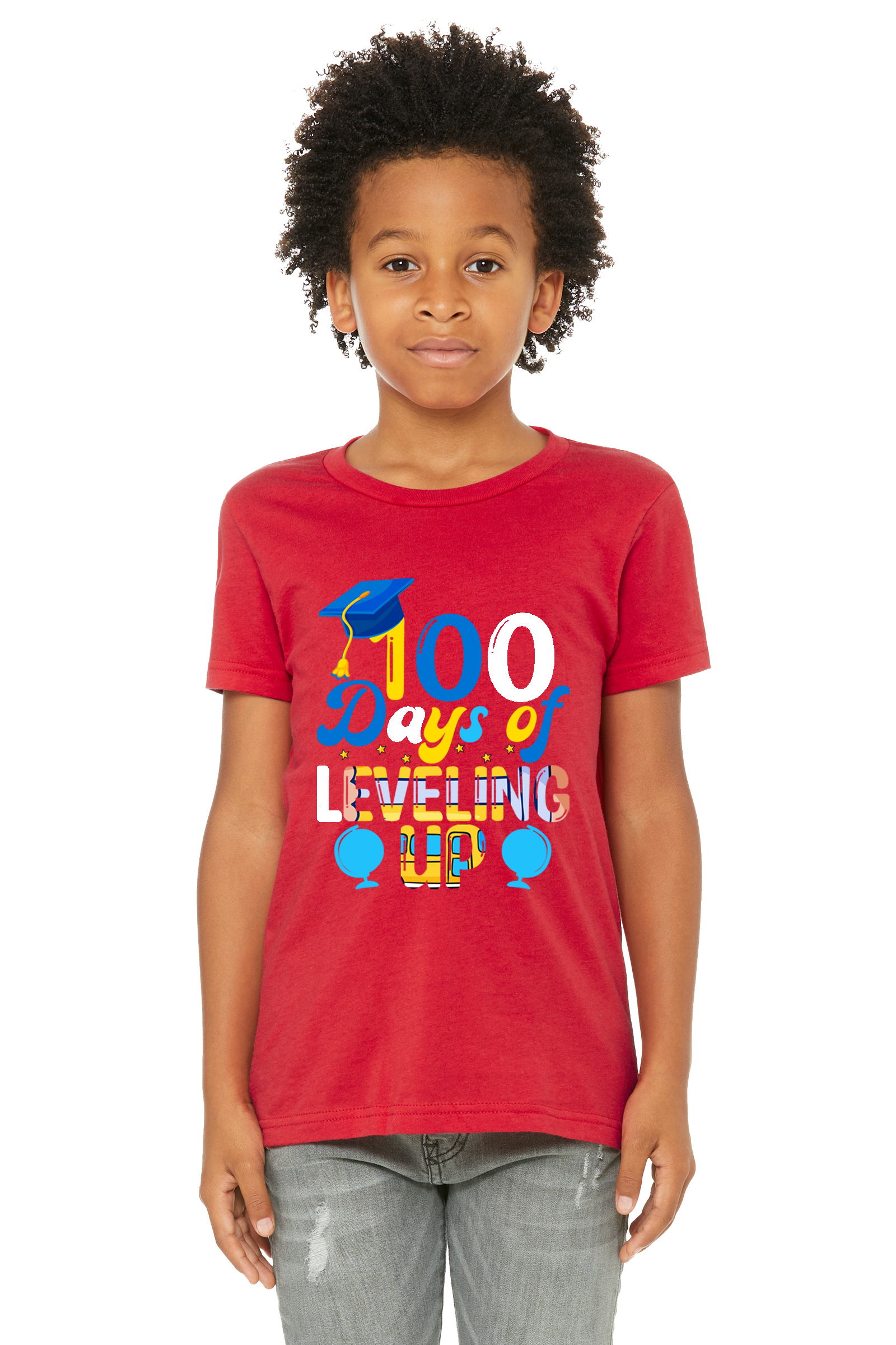 100 Days of Leveling Up  Unisex Youth T-Shirt