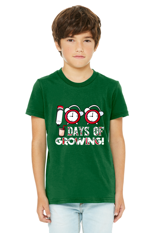 100 Days of Growing  Unisex Youth T-Shirt