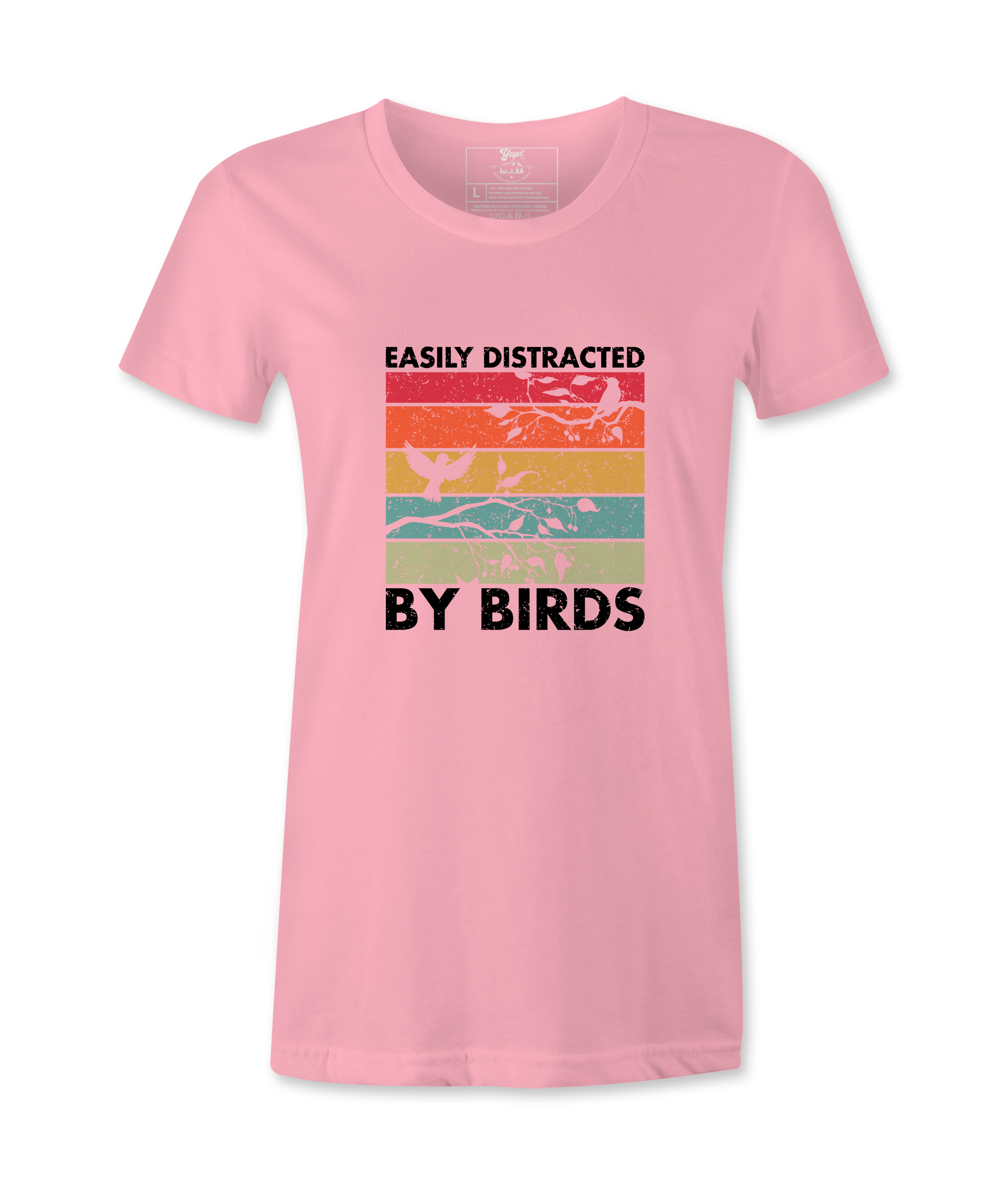 Easily Distracted By Birds - Female  Tshirt