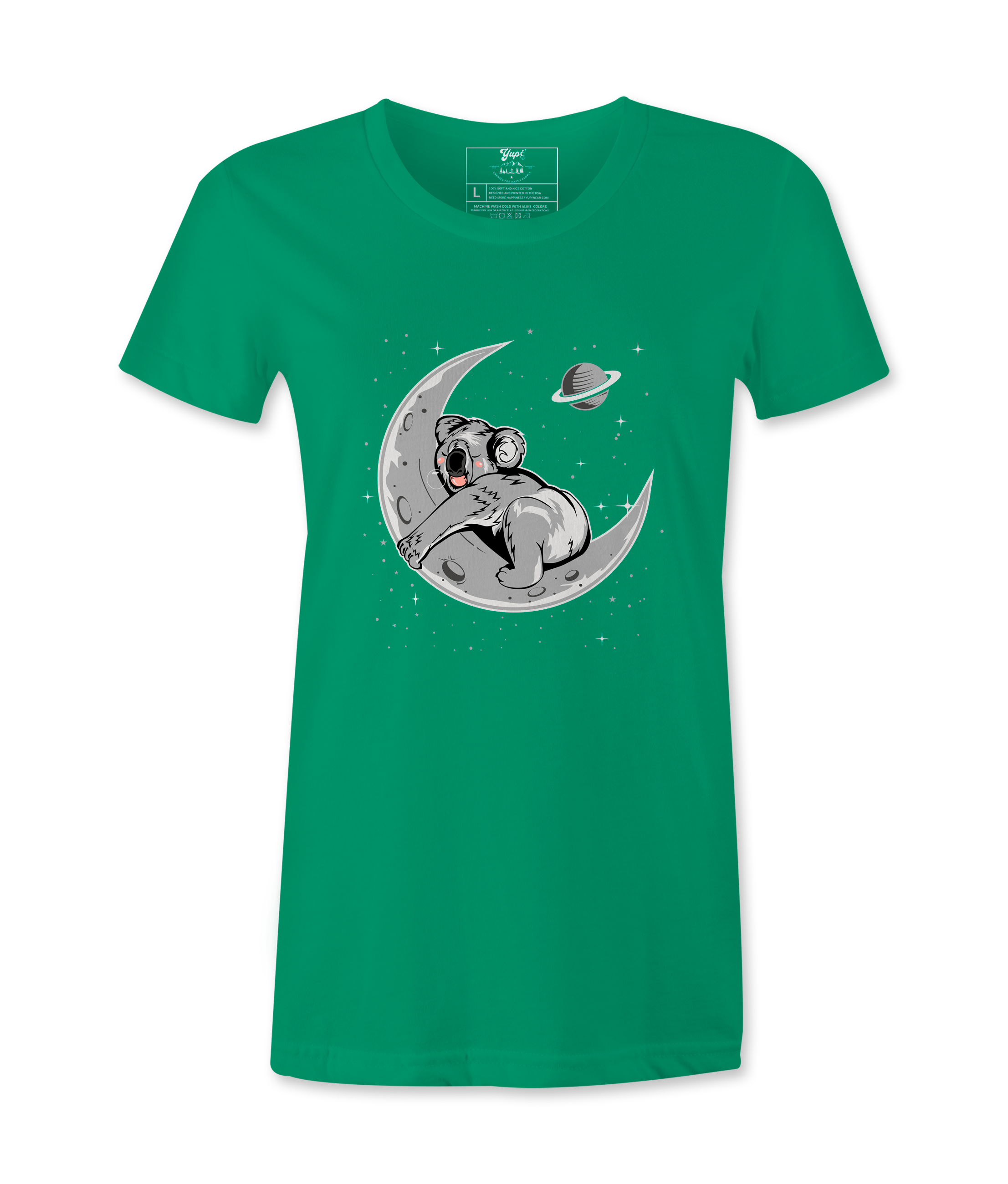 Bear On The Moon - T-shirt