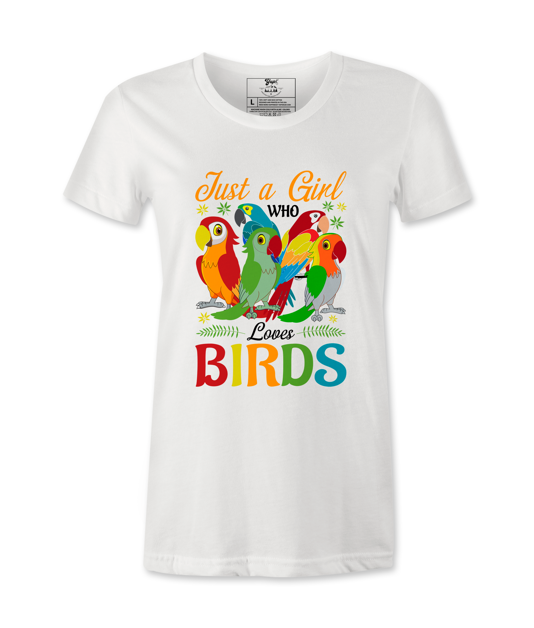 Just A Girl Who Loves Birds  Tshirt