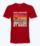 Easily Distracted By Birds - Male  Tshirt