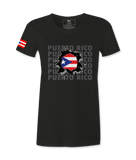 Puerto Rico Flag Female T-shirt