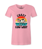 Crazy Cow Lady  - T-Shirt