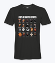 Cats of USA - T-shirt