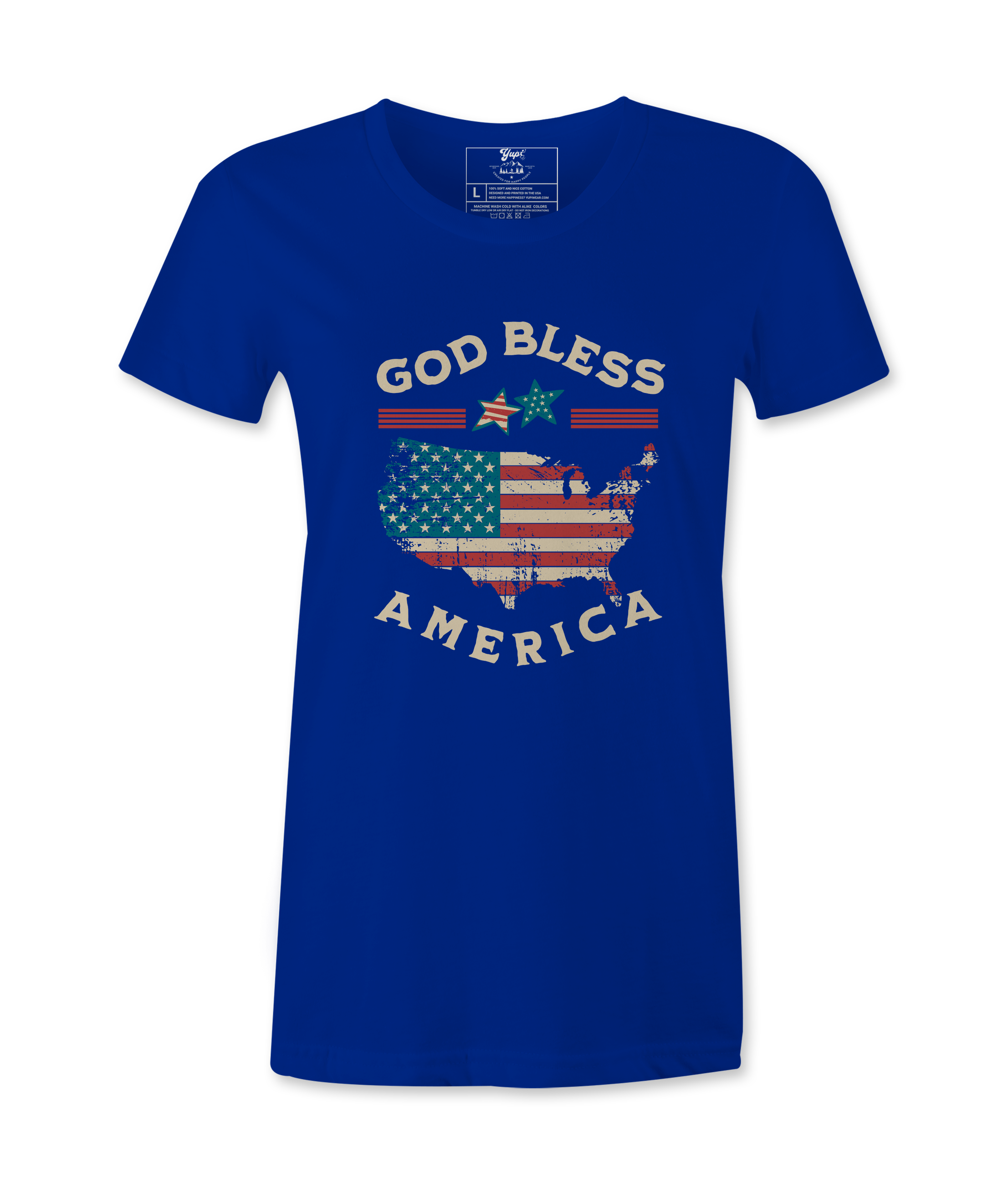 God Bless America Female T-Shirt