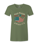 God Bless America Female T-Shirt