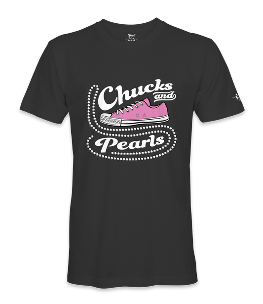 Chucks & Pearls  - Unisex T-shirt