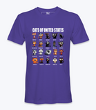 Cats of USA - T-shirt