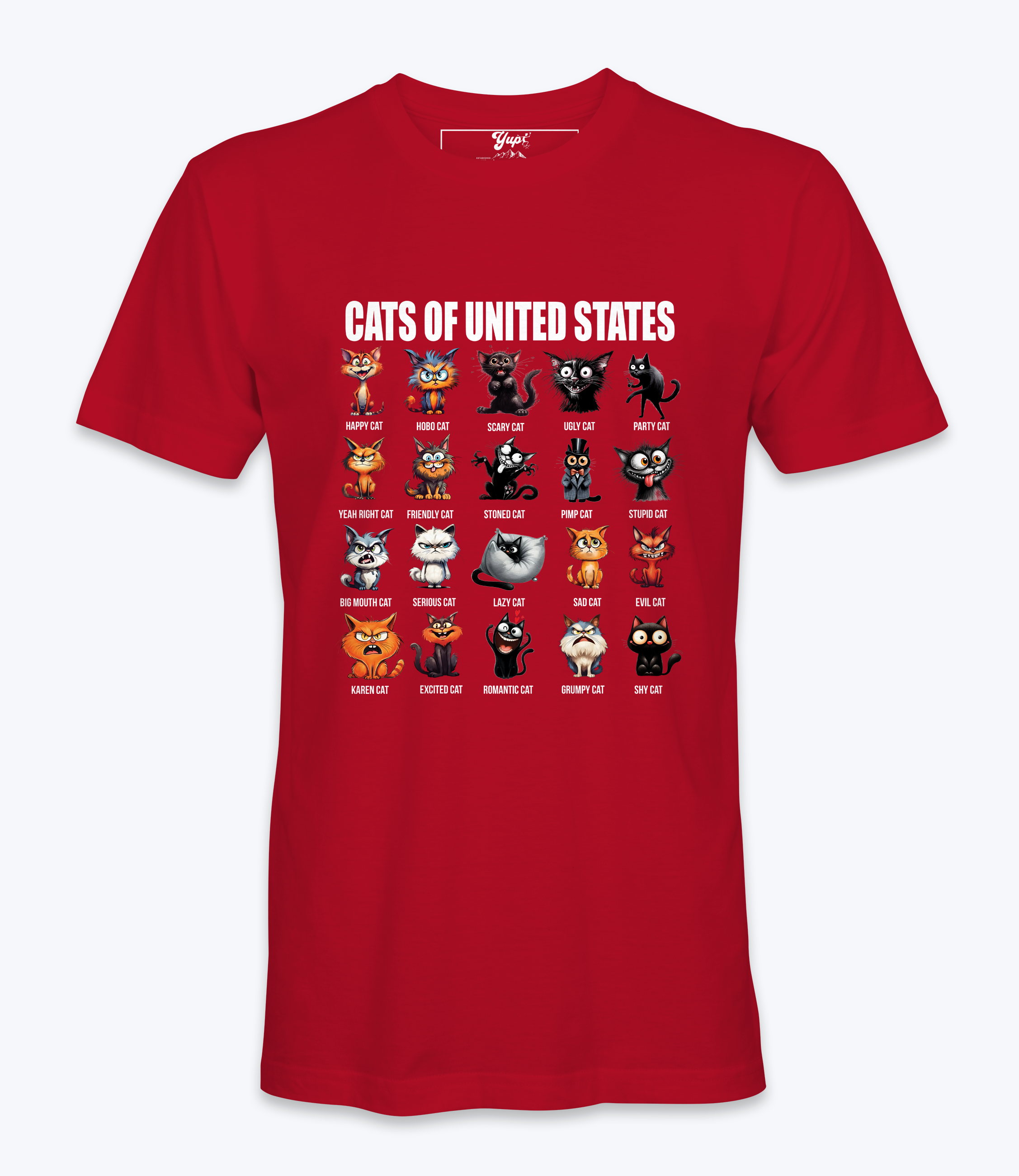 Cats of USA - T-shirt