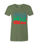 Peace Love  Horses - T-shirt