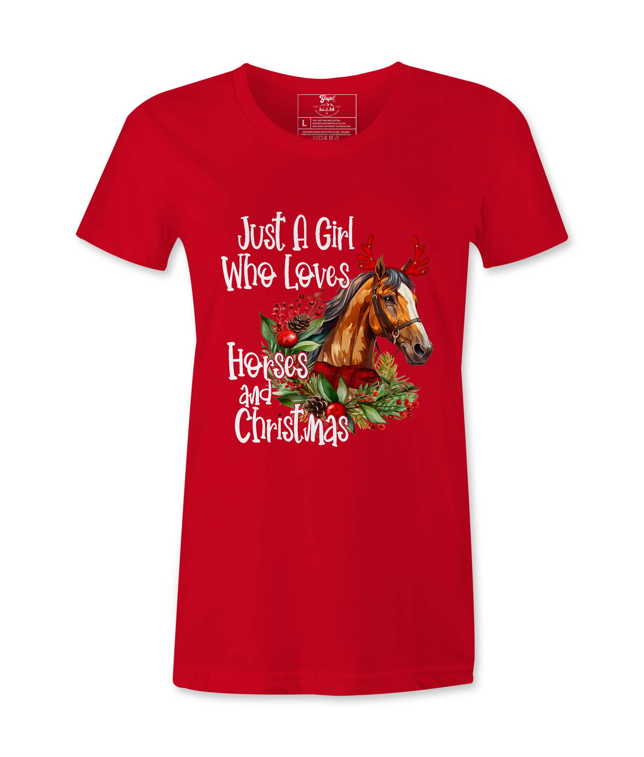 Just A Girl Who Loves - T-Shirt