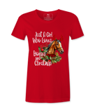 Just A Girl Who Loves - T-Shirt