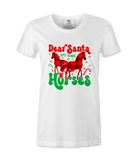 Dear Santa Just Bring  Horses - T-shirt