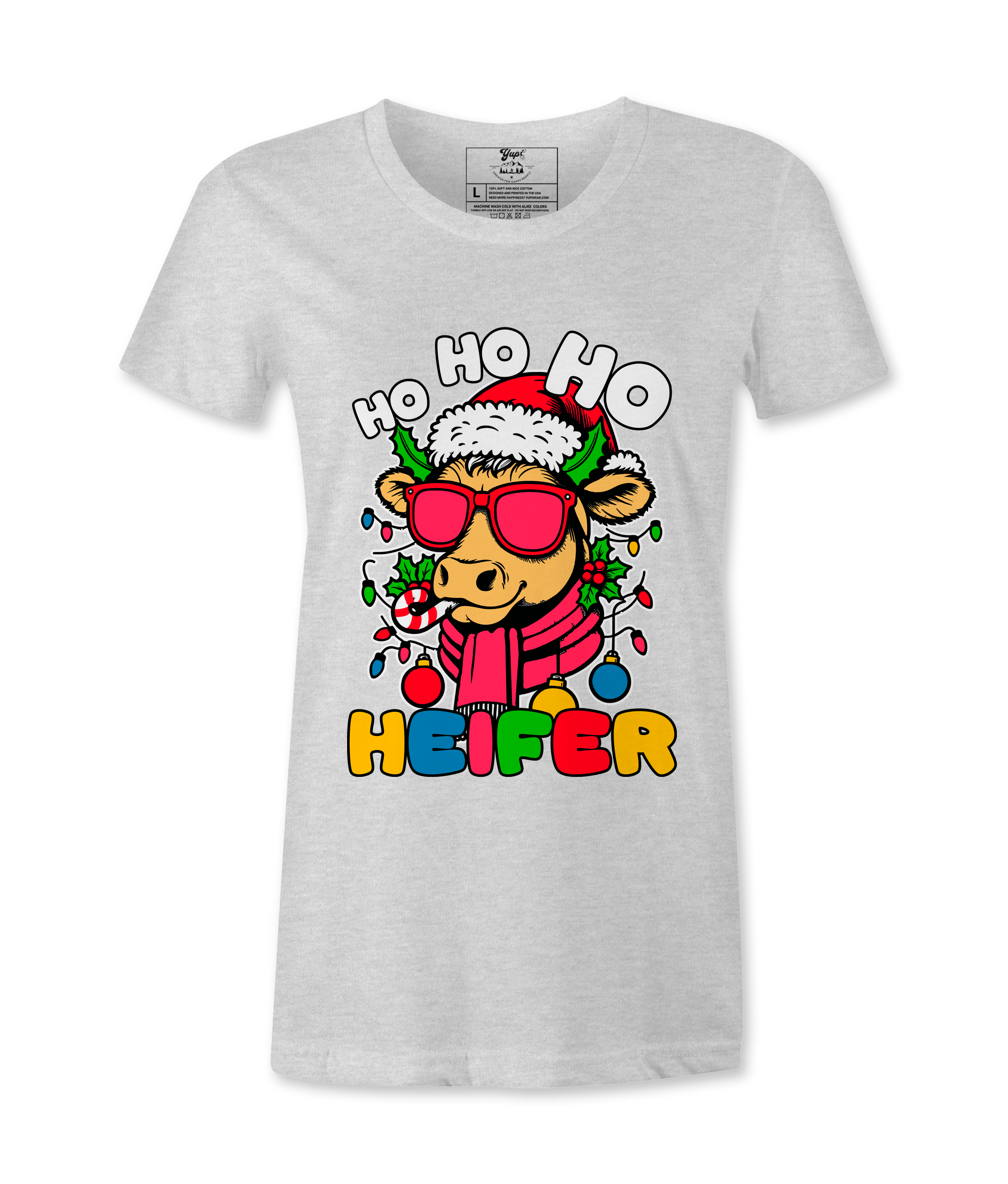 Ho Ho Ho  Heifer  - T-Shirt