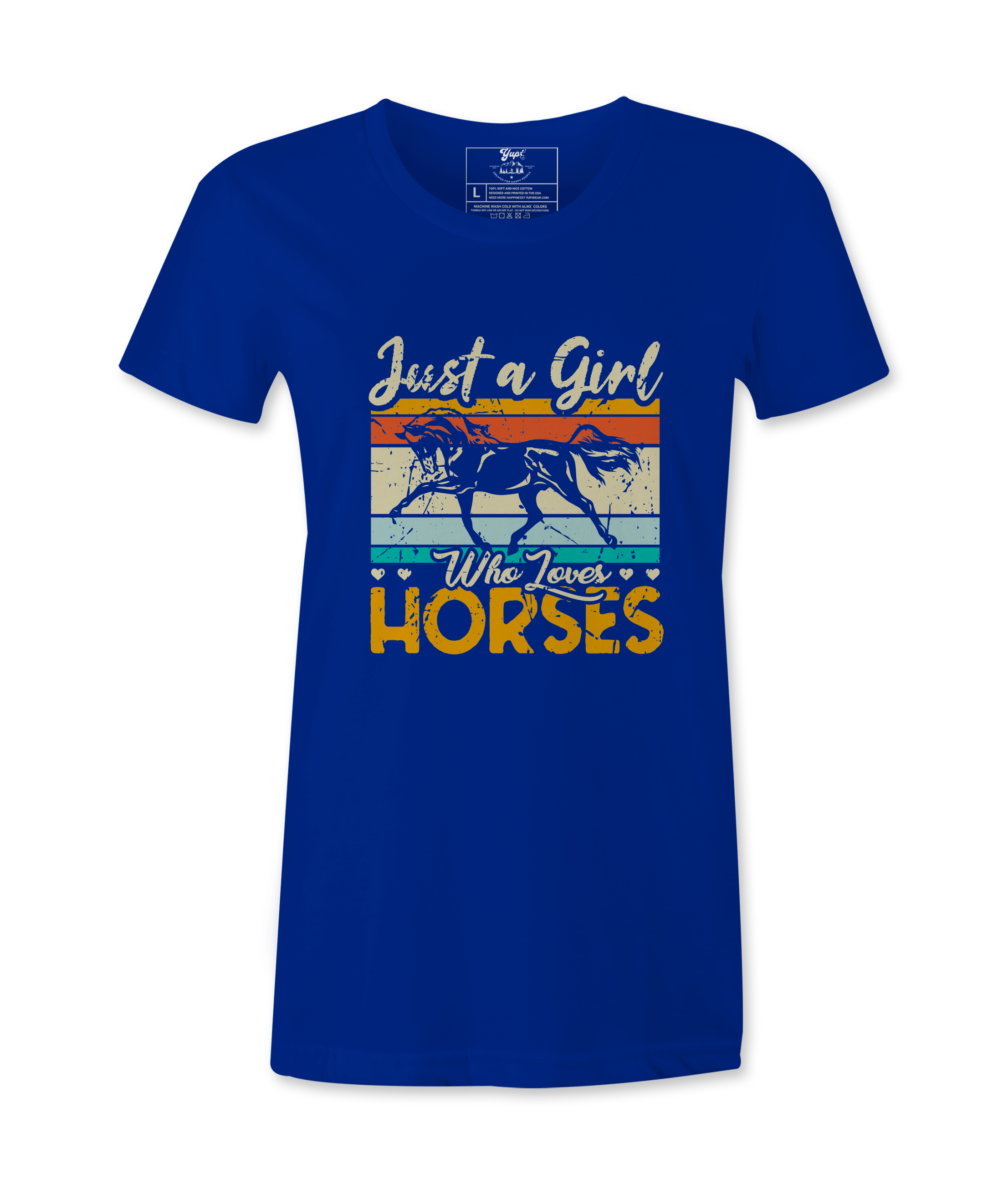 Just A Girl Who Loves Horses - T-Shirt