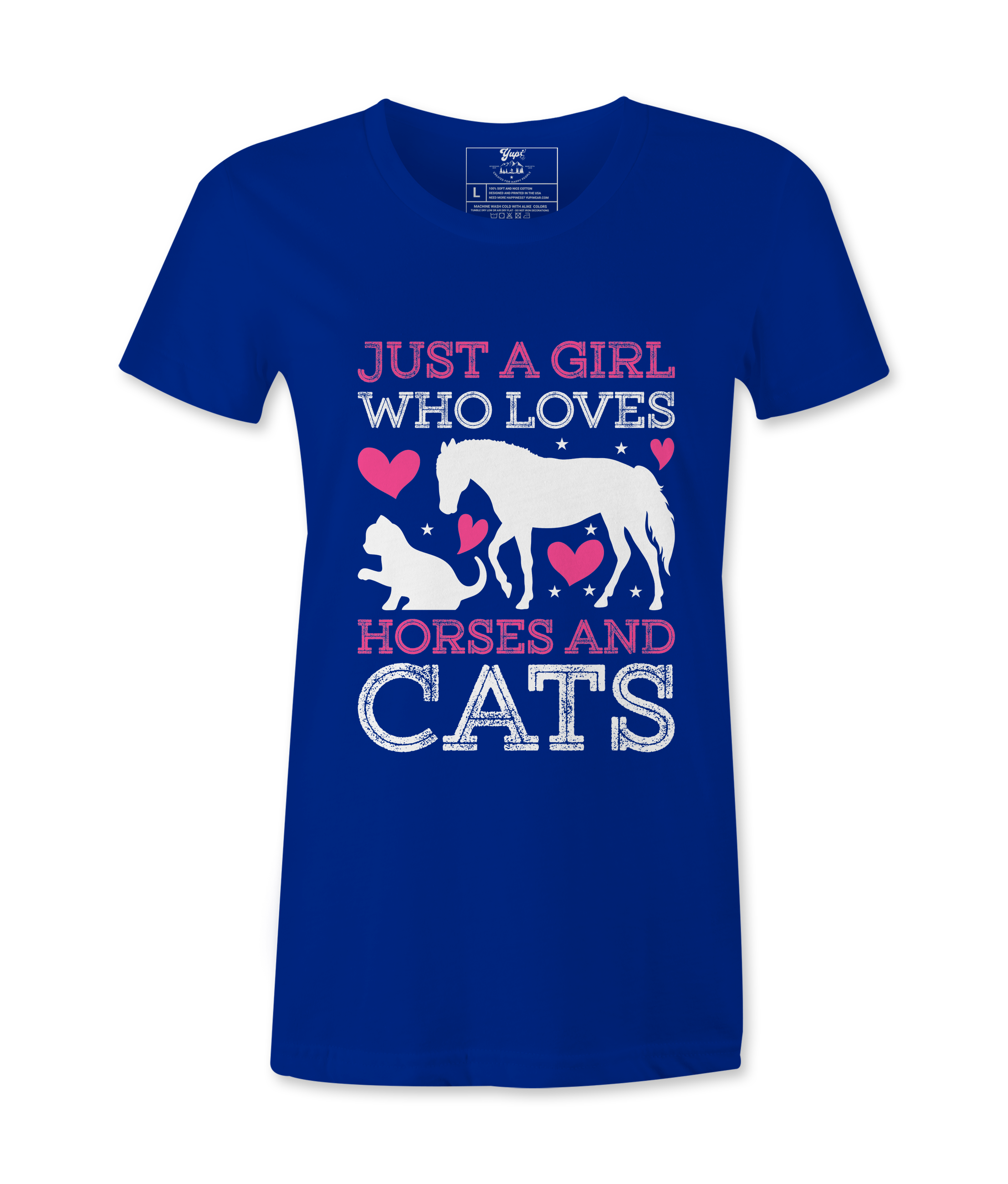 Just A Girl Who Loves - T-Shirt