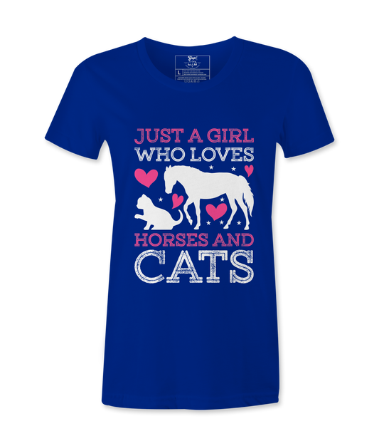 Just A Girl Who Loves - T-Shirt
