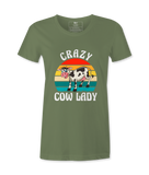 Crazy Cow Lady  - T-Shirt