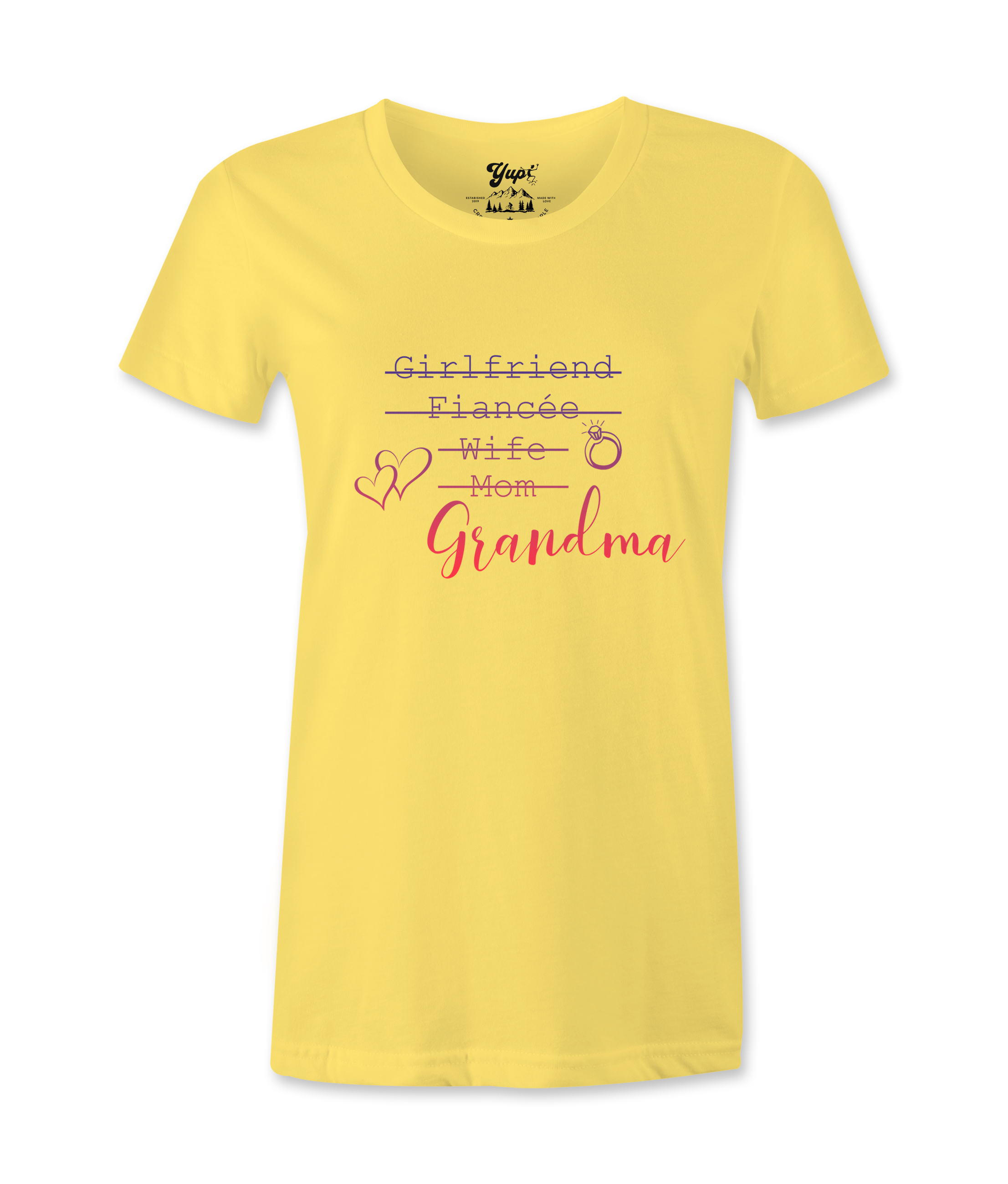 Girlfriend, Fiance, Wife -T-Shirt