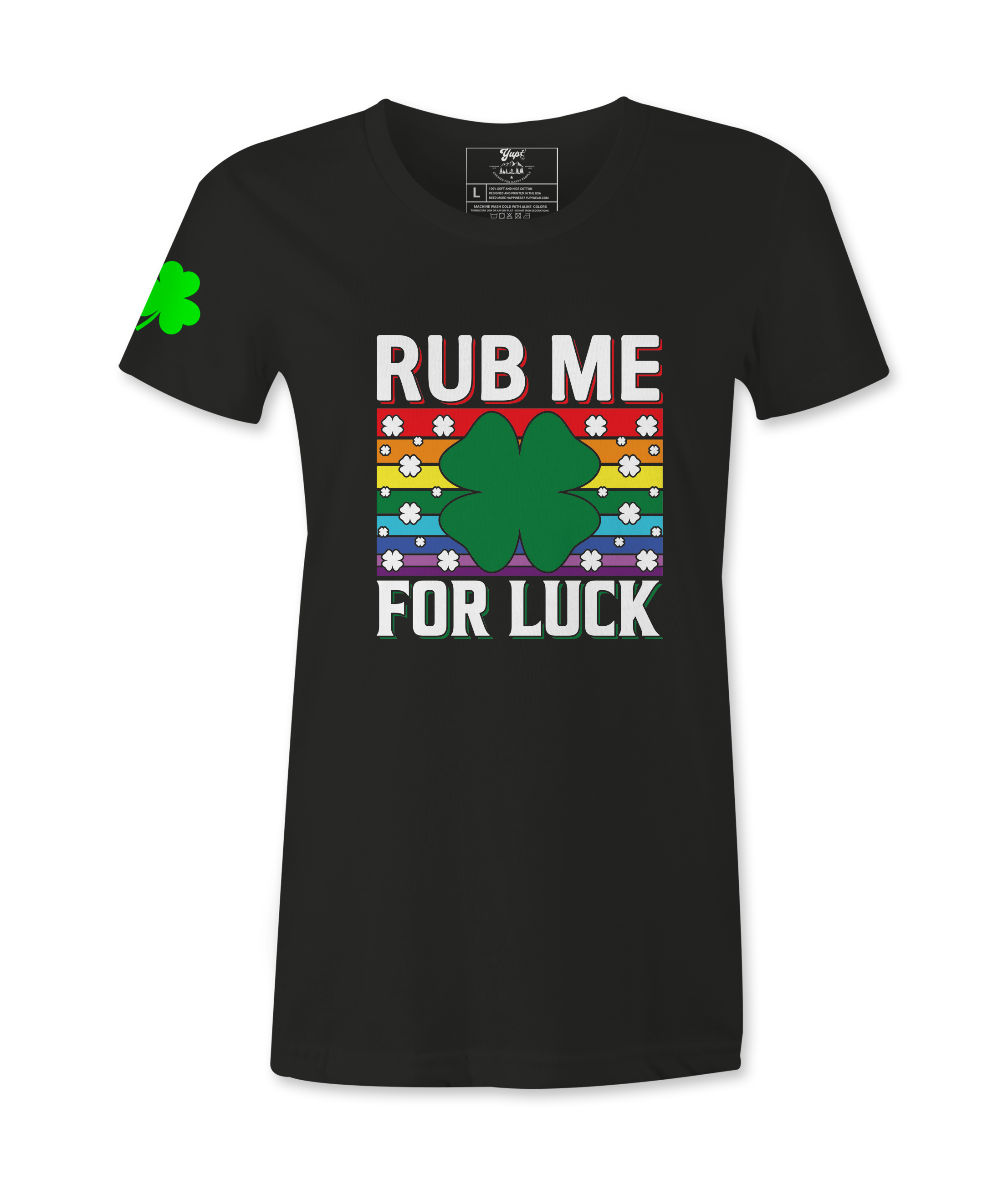 Rub Me For Luck - Female T-Shirt