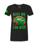 Kiss Me I'm Irish Female T-Shirt