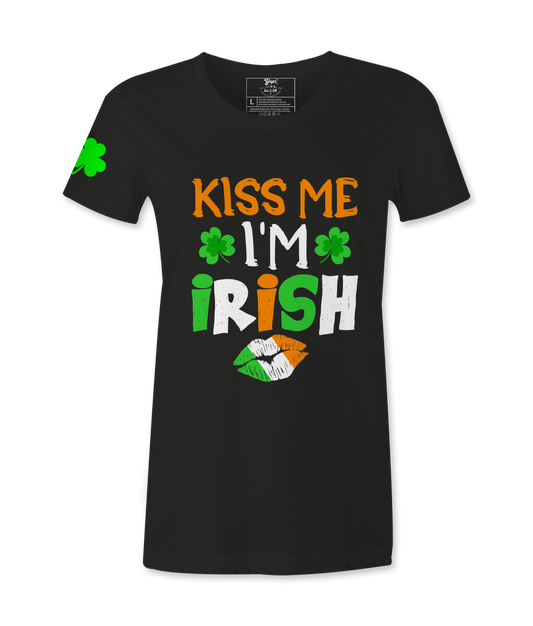 Kiss Me, I'm  Irish -  Female  T-Shirt