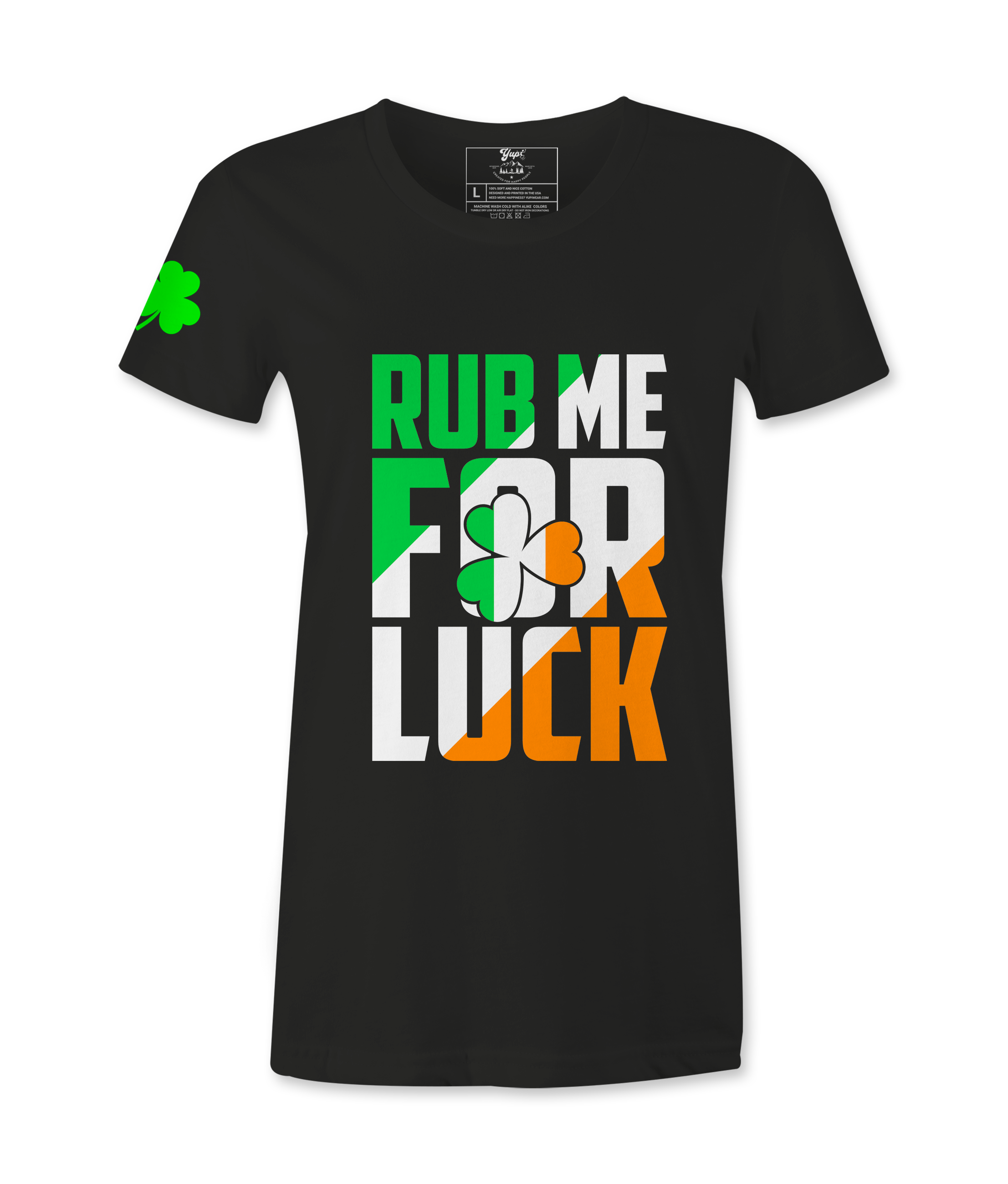 Rub Me For Luck - Female T-Shirt