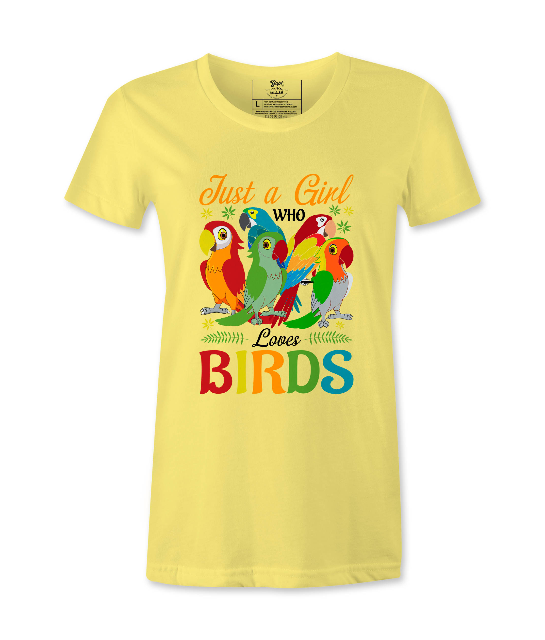 Just A Girl Who Loves Birds  Tshirt