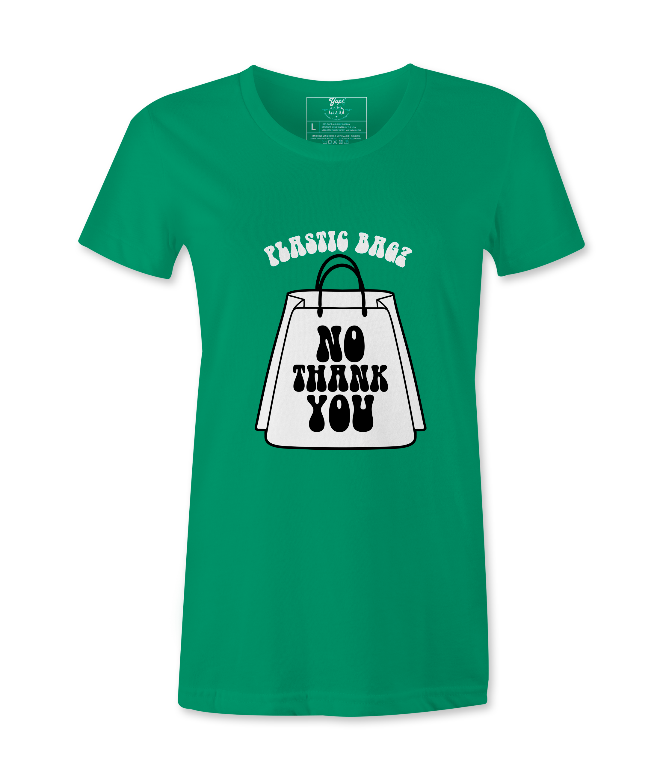 Plastic Bags No Thank You - T-shirt