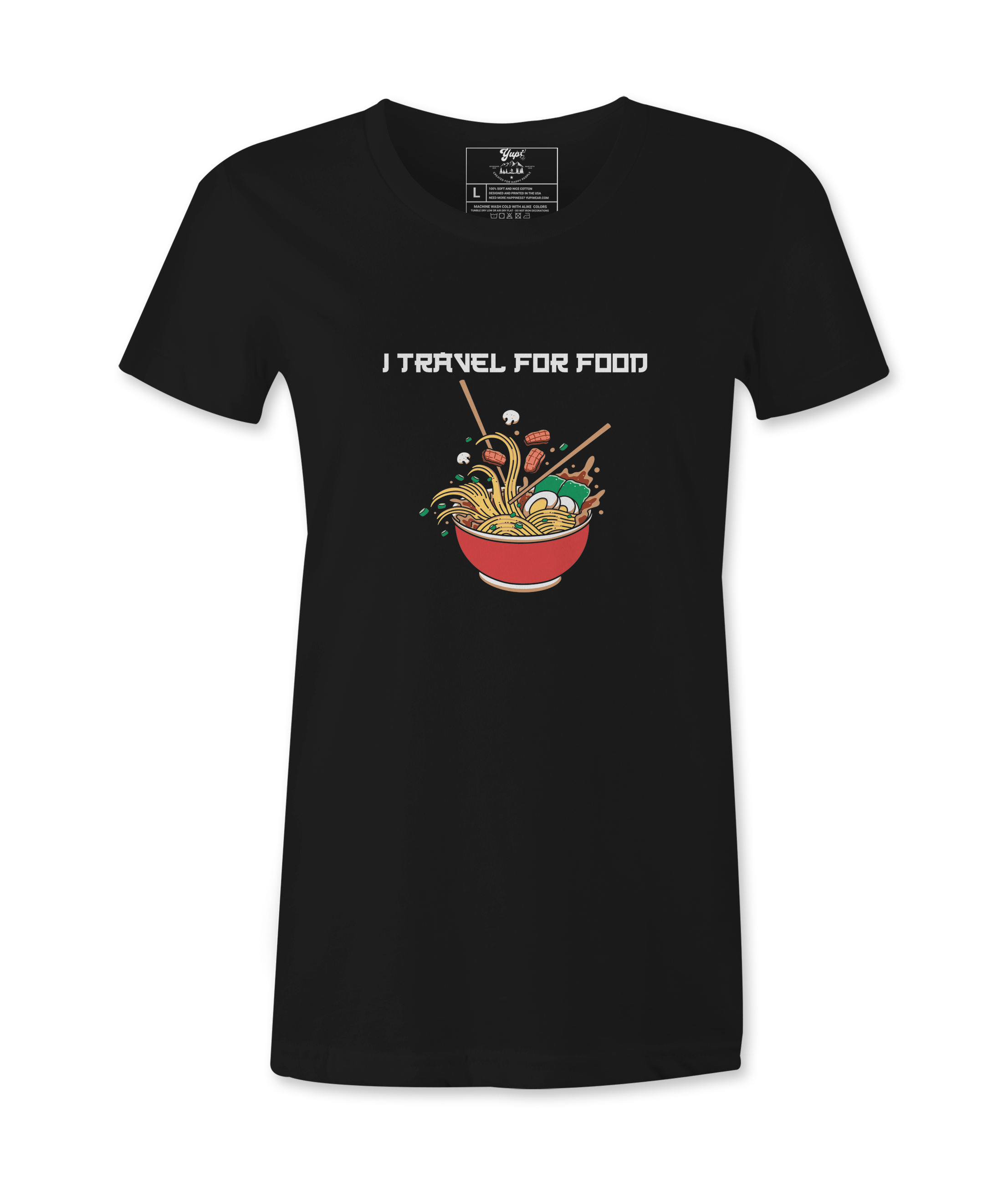 I Travel For Food - T-shirt