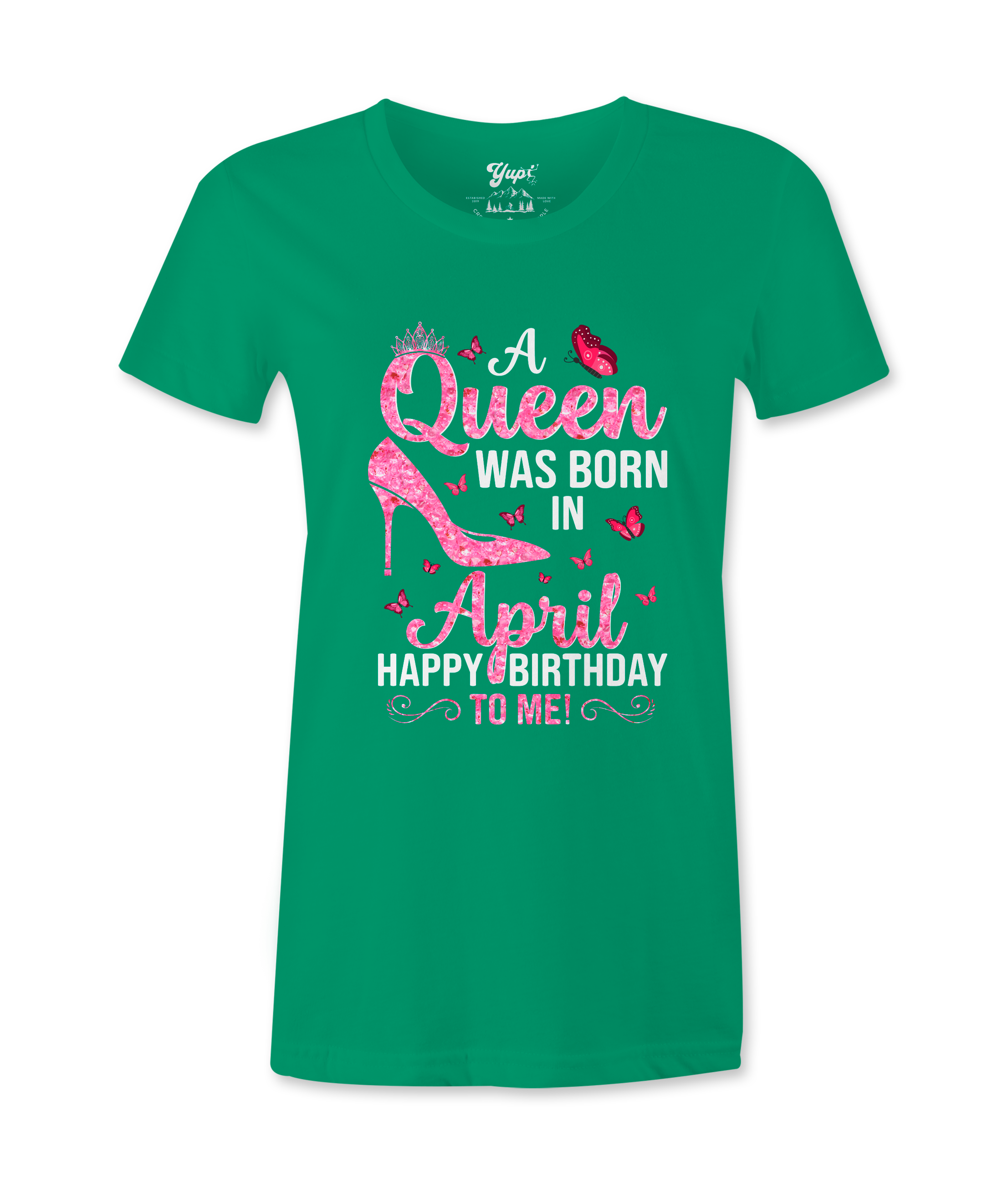 A Queen Was Born In April - T-shirt