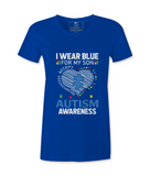 I Wear Blue For Autism - T-Shirt