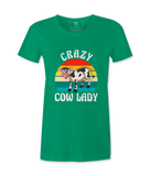 Crazy Cow Lady  - T-Shirt