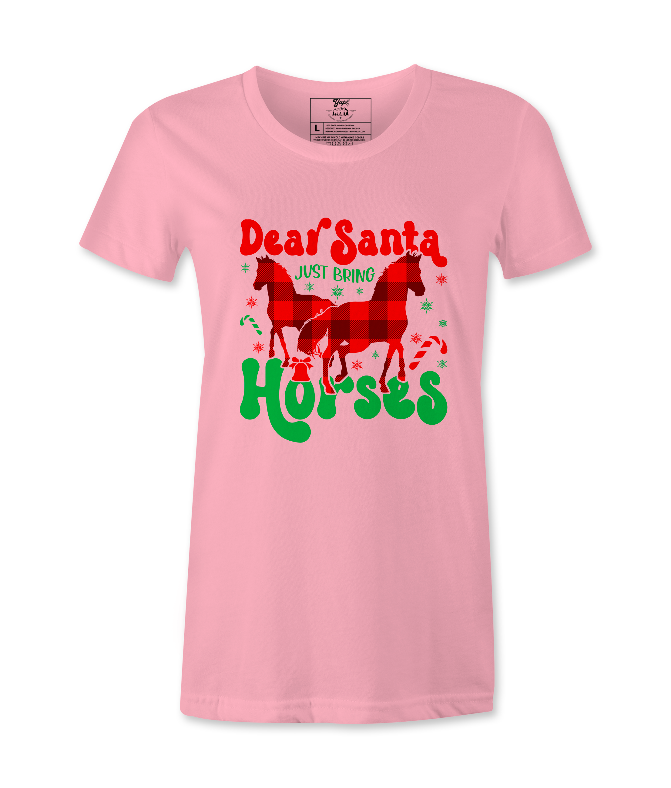 Dear Santa Just Bring  Horses - T-shirt