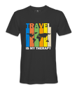 TravelIs My Therapy - T-shirt