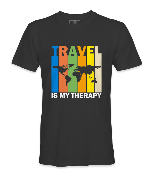 TravelIs My Therapy - T-shirt