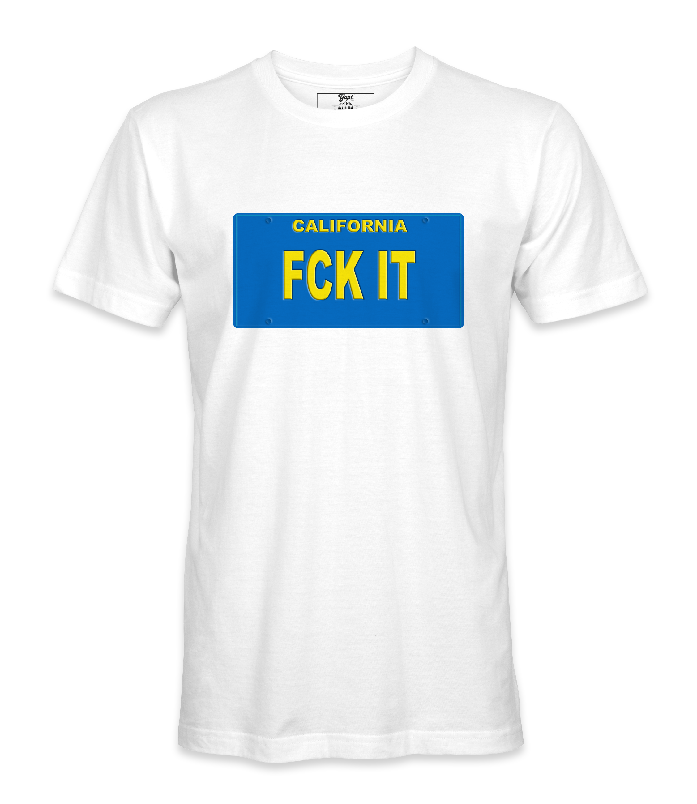 FCK IT  License Plate T=Shirt