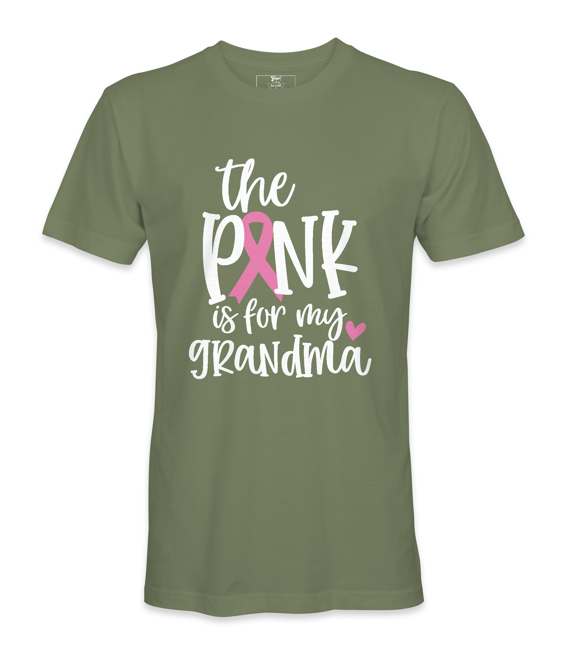 The Pink Is For My. Grandma - T-shirt