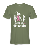 The Pink Is For My. Grandma - T-shirt